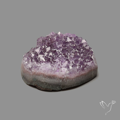 Large Amethyst Druzy Heart Specimen
