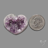 Large Amethyst Druzy Heart Specimen