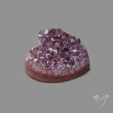 Large Amethyst Druzy Heart Specimen