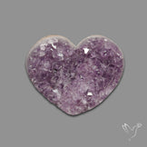Buy Large Amethyst Druzy Heart Specimen N46415 Online at GemstonesForSale