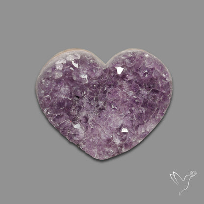 Buy Large Amethyst Druzy Heart Specimen N46415 Online at GemstonesForSale