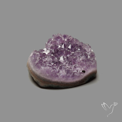 Large Amethyst Druzy Heart Specimen