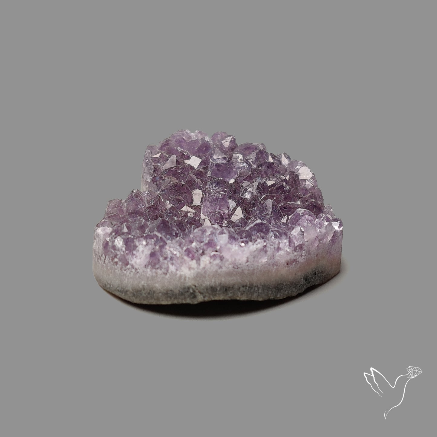 Large Amethyst Druzy Heart Specimen