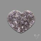 Buy Large Amethyst Druzy Heart Specimen N46420 Online at GemstonesForSale