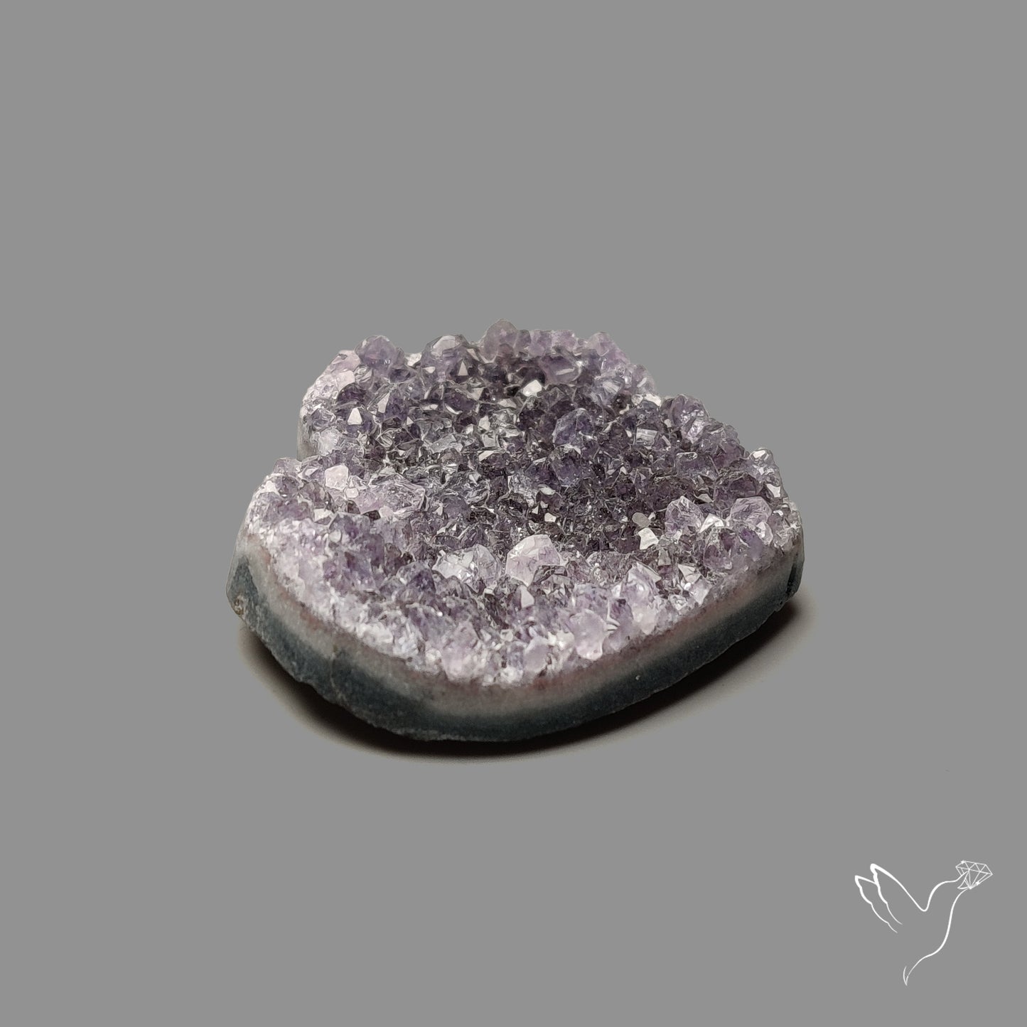 Large Amethyst Druzy Heart Specimen