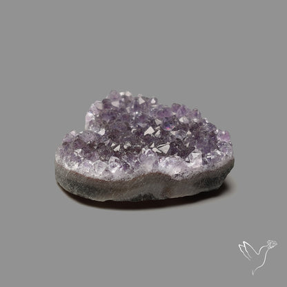 Large Amethyst Druzy Heart Specimen