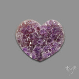 Buy Large Amethyst Druzy Heart Specimen N46423 Online at GemstonesForSale
