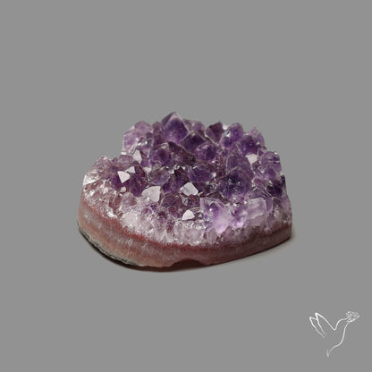 Large Amethyst Druzy Heart Specimen