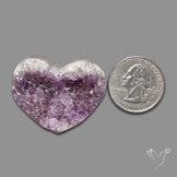 Large Amethyst Druzy Heart Specimen