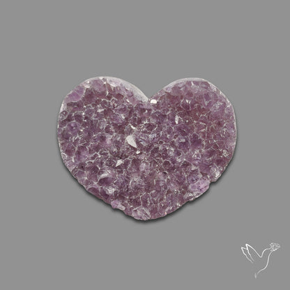 Buy Large Amethyst Druzy Heart Specimen N46426 Online at GemstonesForSale