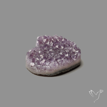 Large Amethyst Druzy Heart Specimen