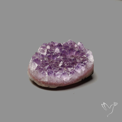 Large Amethyst Druzy Heart Specimen