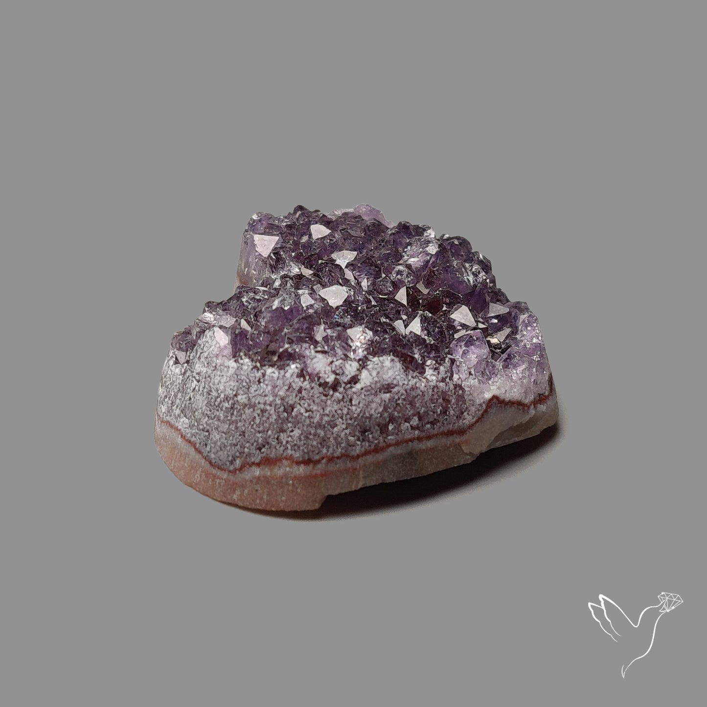 Large Amethyst Druzy Heart Specimen