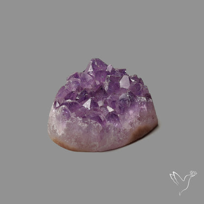Large Amethyst Druzy Heart Specimen