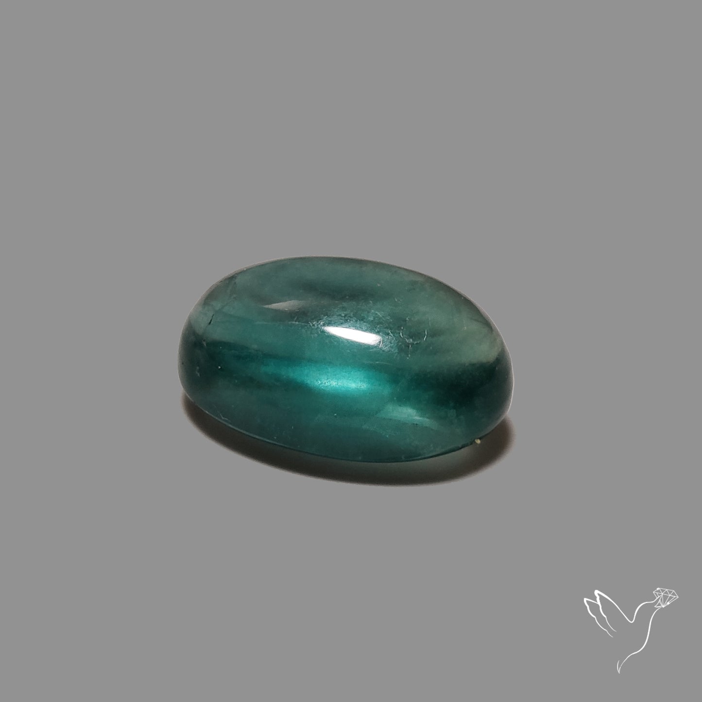 Belgian Teal Fluorite Cabochon