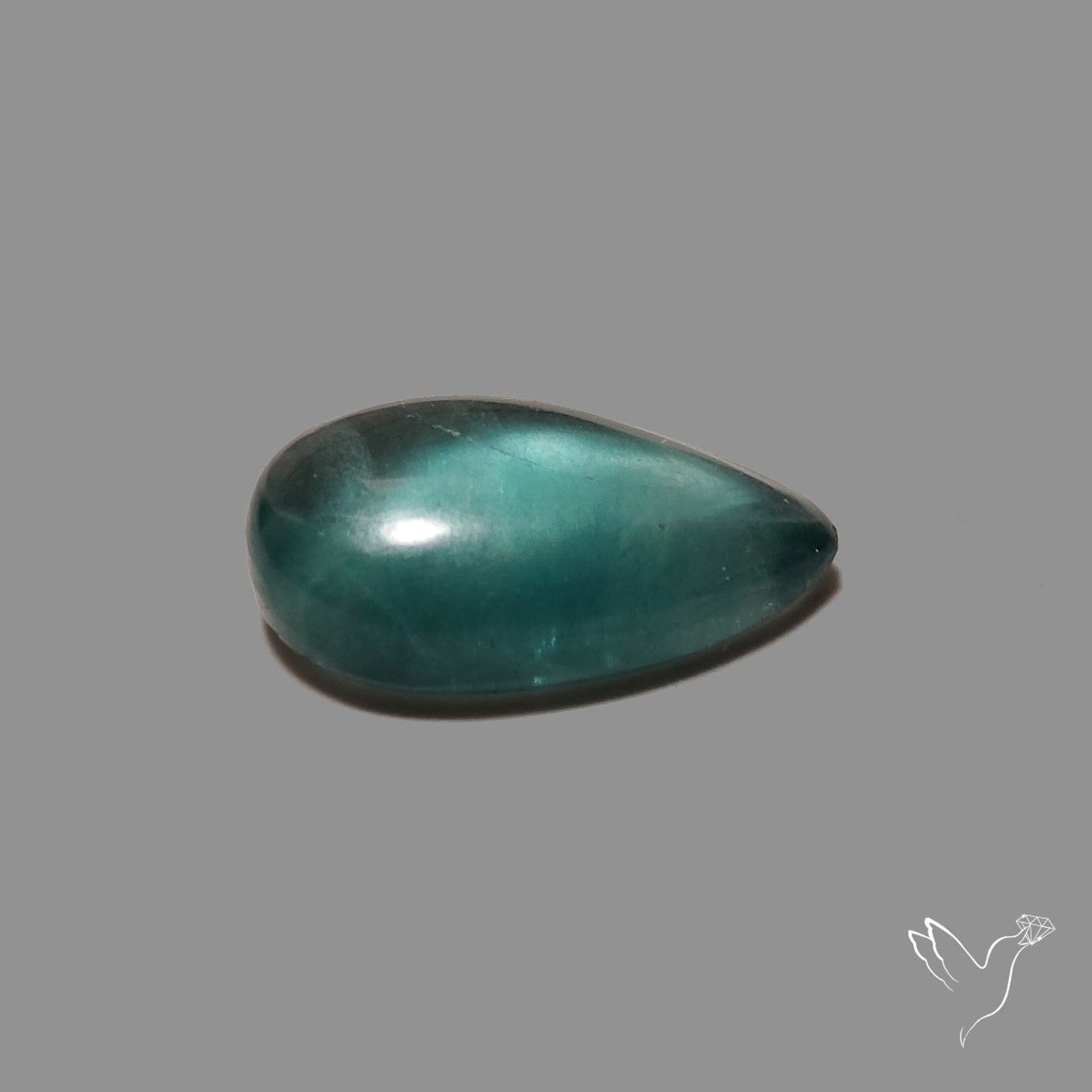 Belgian Teal Fluorite Cabochon