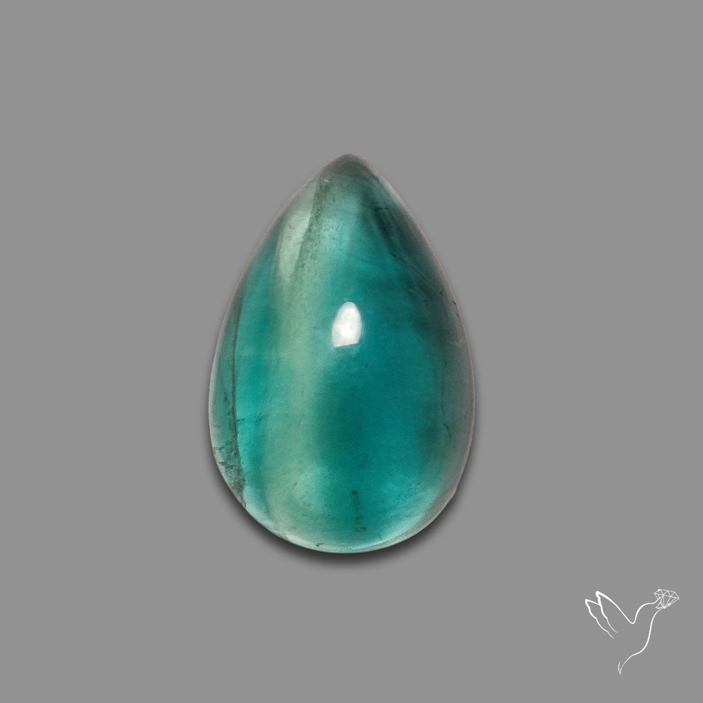 Buy Belgian Teal Fluorite Cabochon N46437 Online at GemstonesForSale