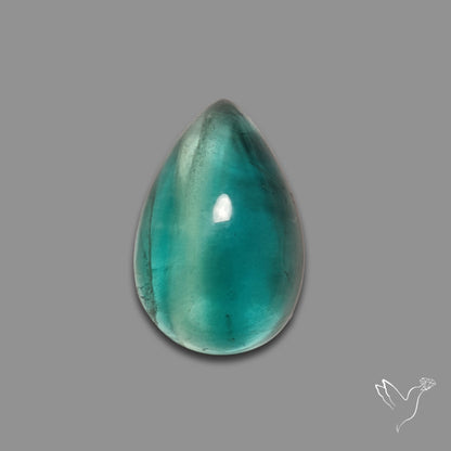 Buy Belgian Teal Fluorite Cabochon N46437 Online at GemstonesForSale
