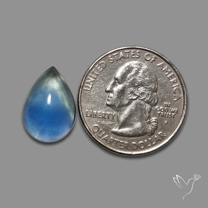 Belgian Teal Fluorite Cabochon