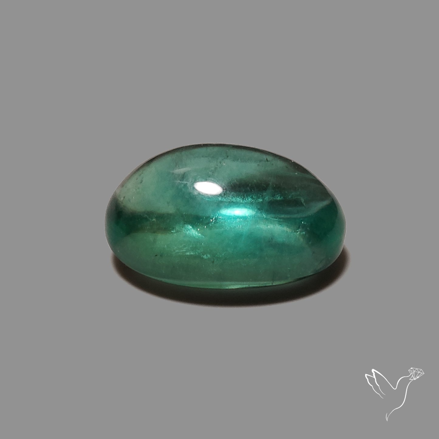 Belgian Teal Fluorite Cabochon