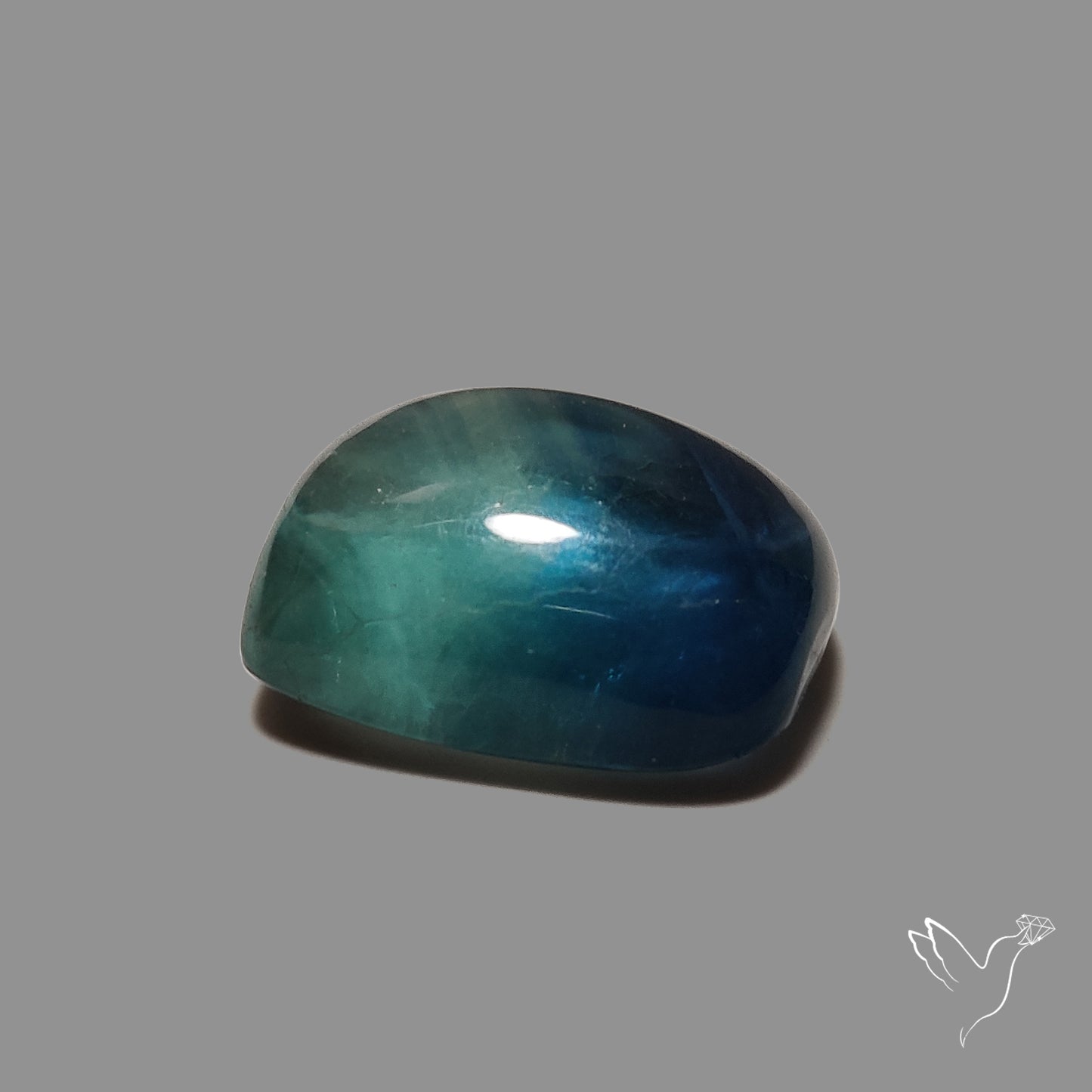 Belgian Teal Fluorite Cabochon