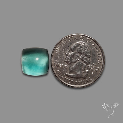 Belgian Teal Fluorite Cabochon