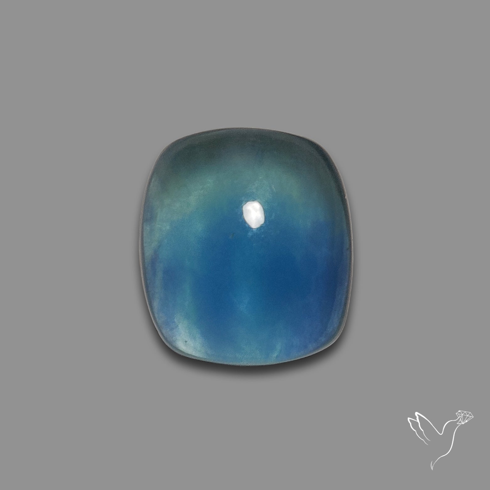 Buy Belgian Teal Fluorite Cabochon N46445 Online at GemstonesForSale