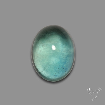 Buy Belgian Teal Fluorite Cabochon N46446 Online at GemstonesForSale