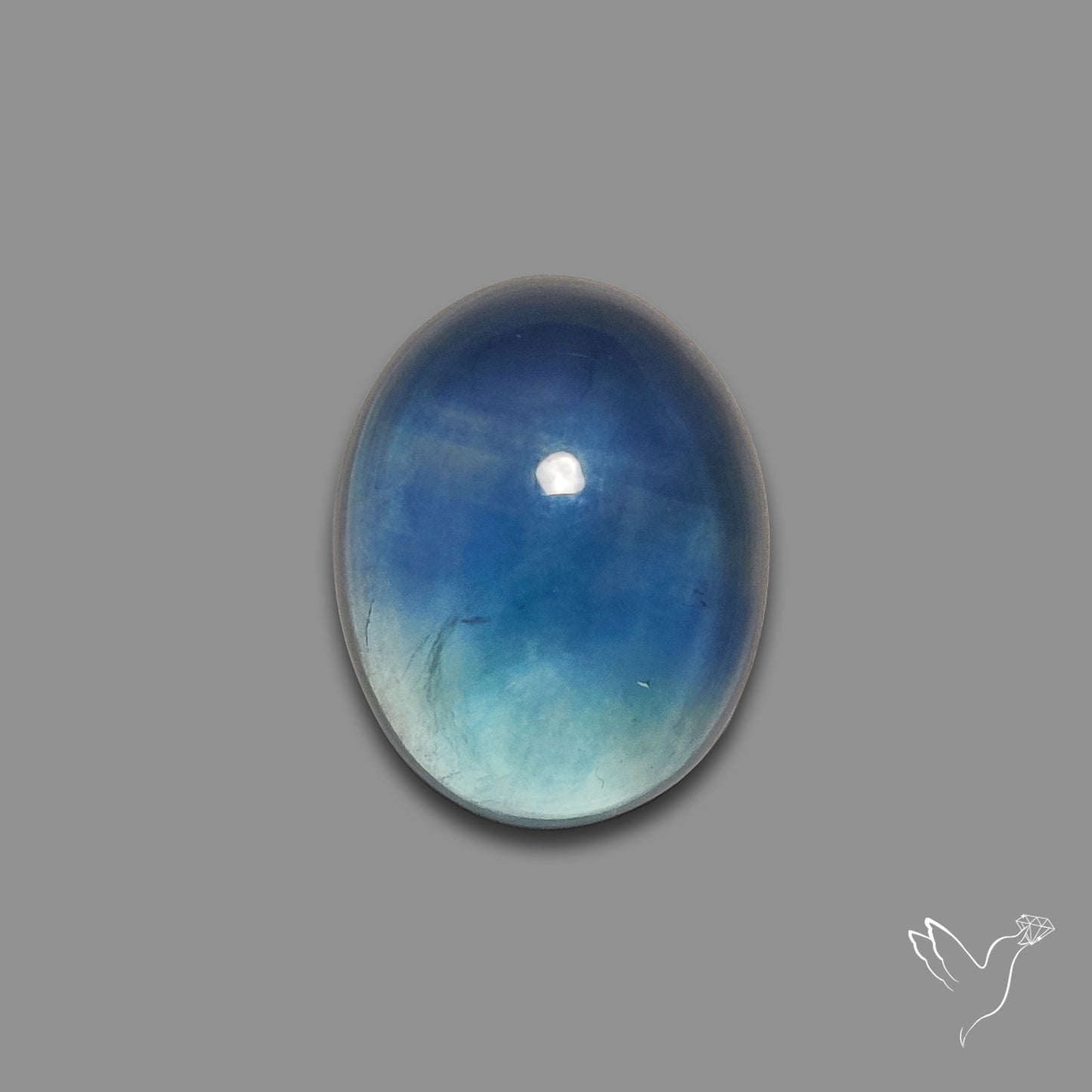 Buy Belgian Teal Fluorite Cabochon N46449 Online at GemstonesForSale