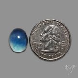 Belgian Teal Fluorite Cabochon