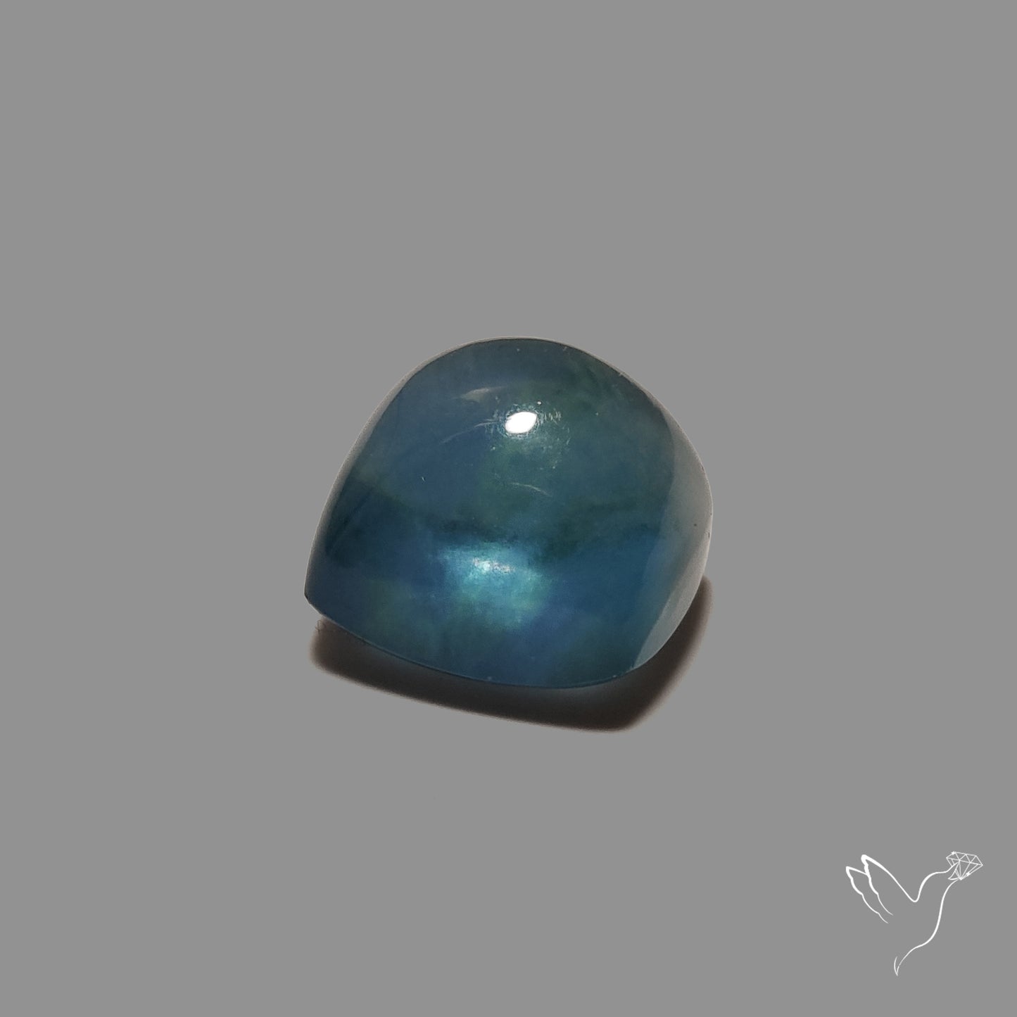 Belgian Teal Fluorite Cabochon