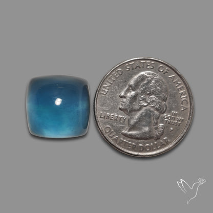 Belgian Teal Fluorite Cabochon