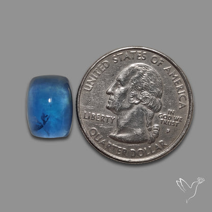 Belgian Teal Fluorite Cabochon