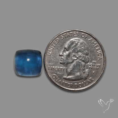 Belgian Teal Fluorite Cabochon