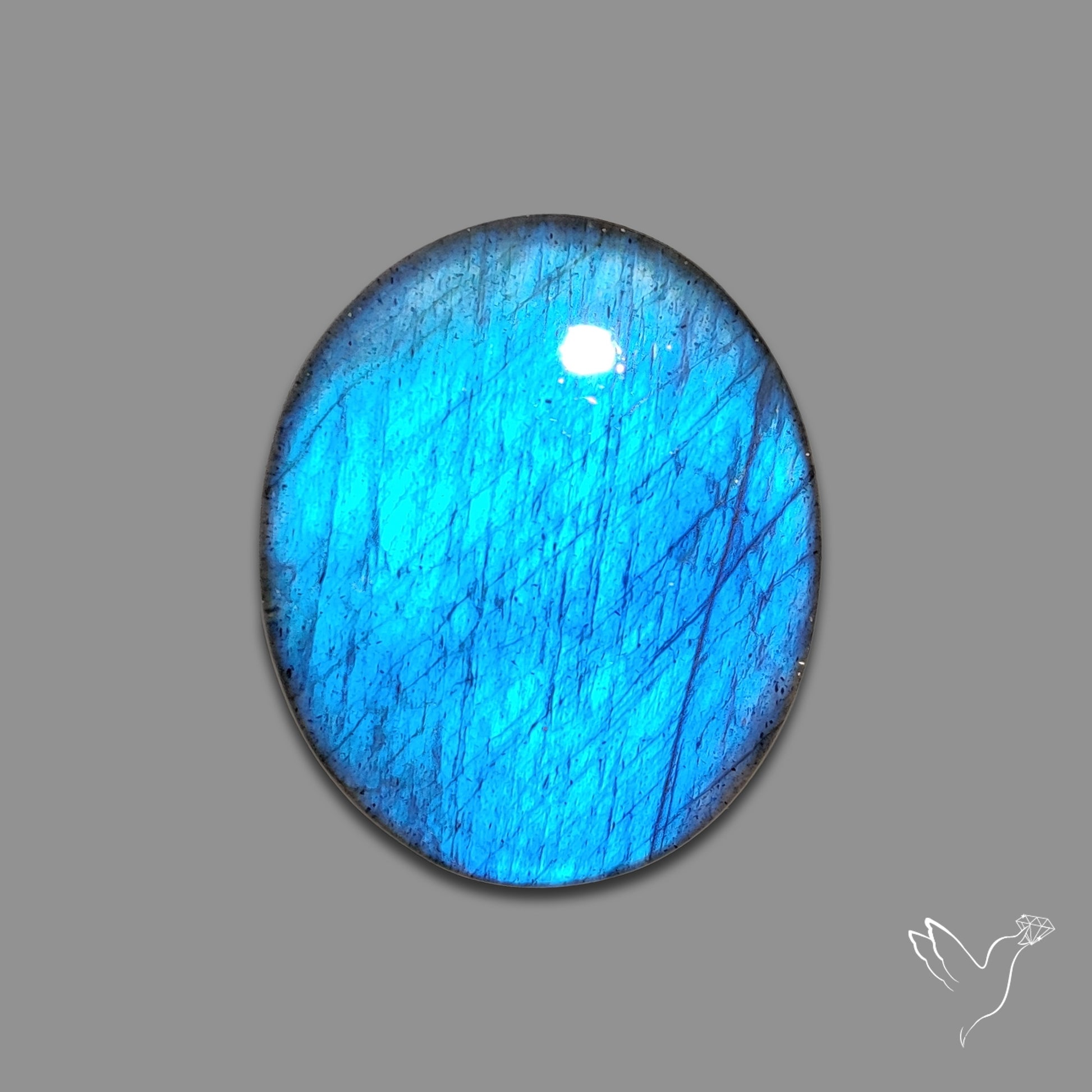 Buy Deep Blue Labradorite Cabochon N46485 Online at GemstonesForSale
