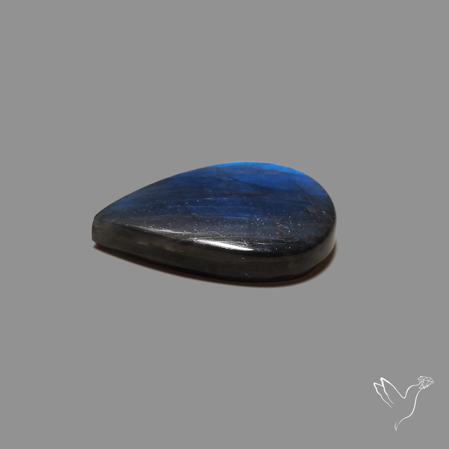Deep Blue Labradorite Cabochon