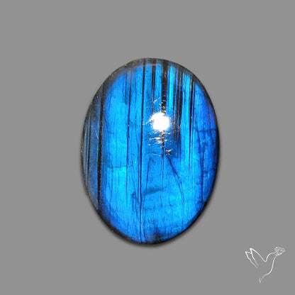 Buy Deep Blue Labradorite Cabochon N46491 Online at GemstonesForSale