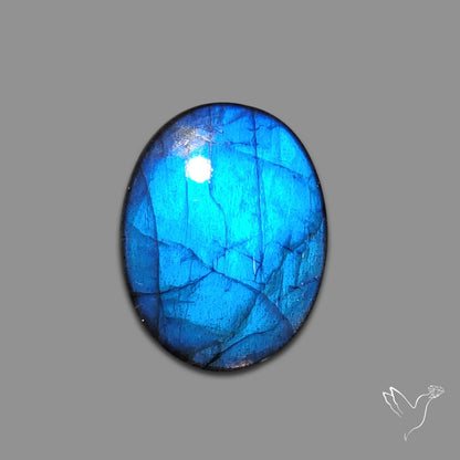 Buy Deep Blue Labradorite Cabochon N46492 Online at GemstonesForSale