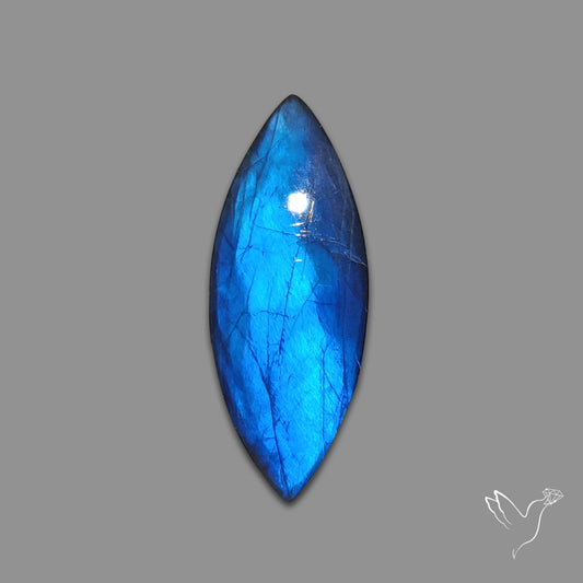Buy Deep Blue Labradorite Cabochon N46493 Online at GemstonesForSale