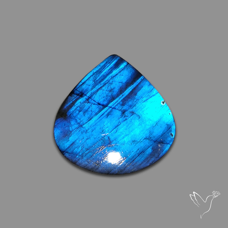 Deep Blue Labradorite Cabochon