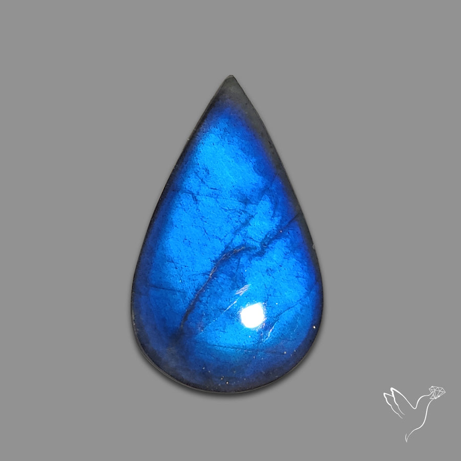 Deep Blue Labradorite Cabochon