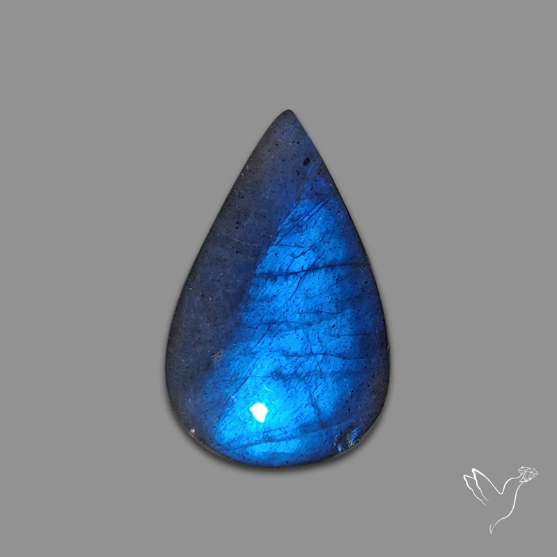 Deep Blue Labradorite Cabochon