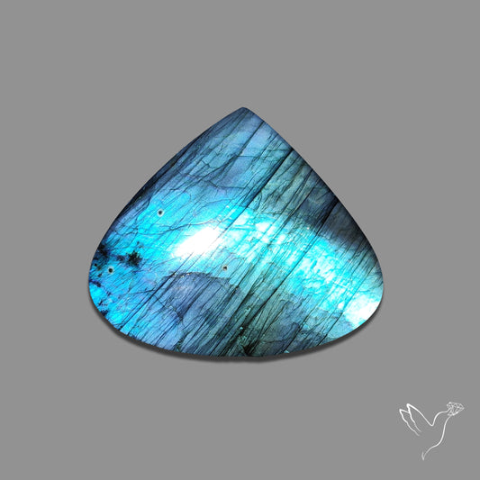 Buy Electric Blue Spectrolite Cabochon N46504 Online at GemstonesForSale