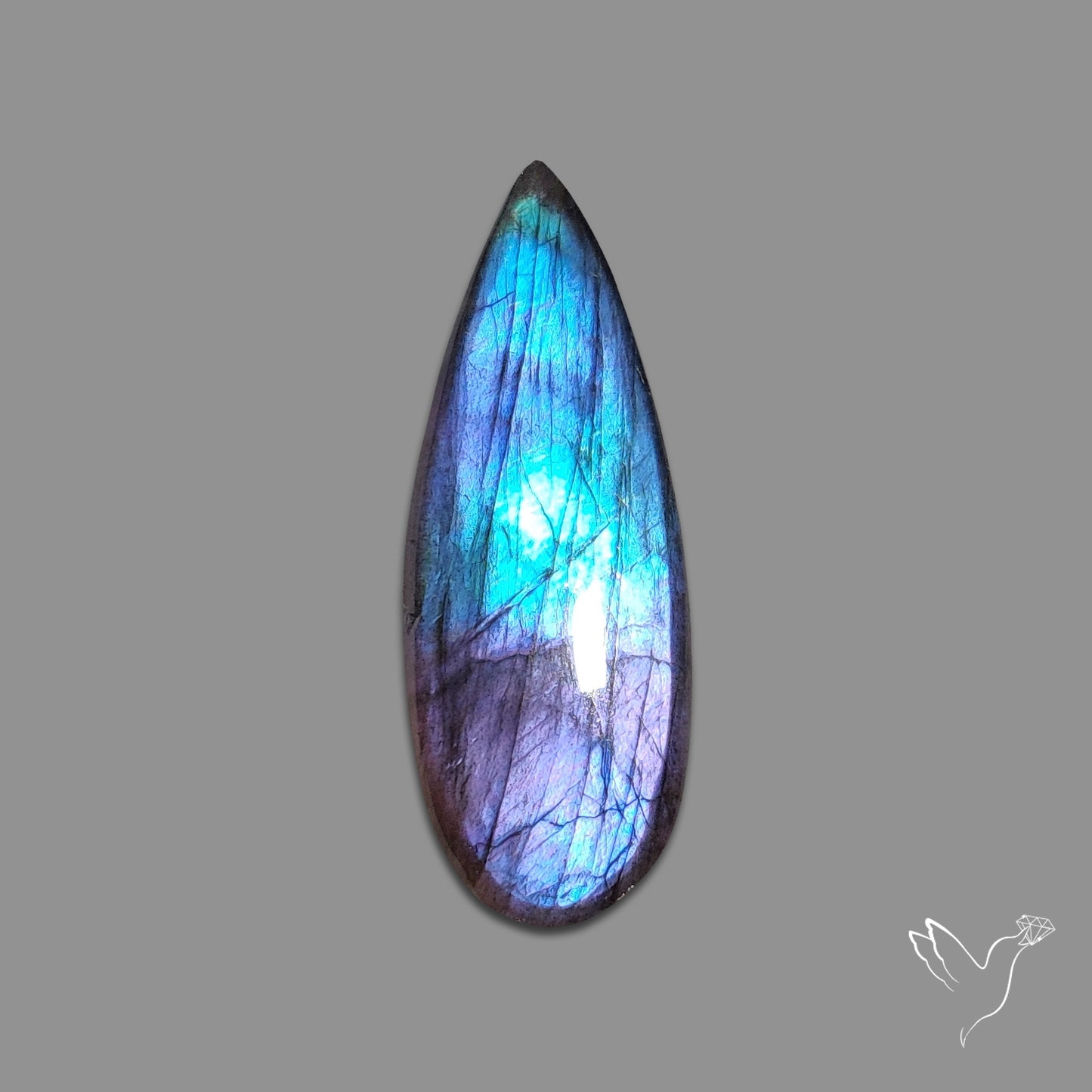 Buy Electric Blue Spectrolite Cabochon N46518 Online at GemstonesForSale