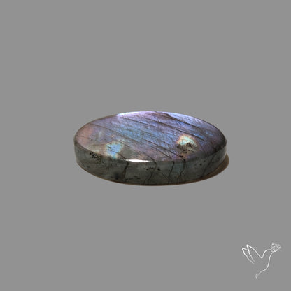 Electric Blue Spectrolite Cabochon
