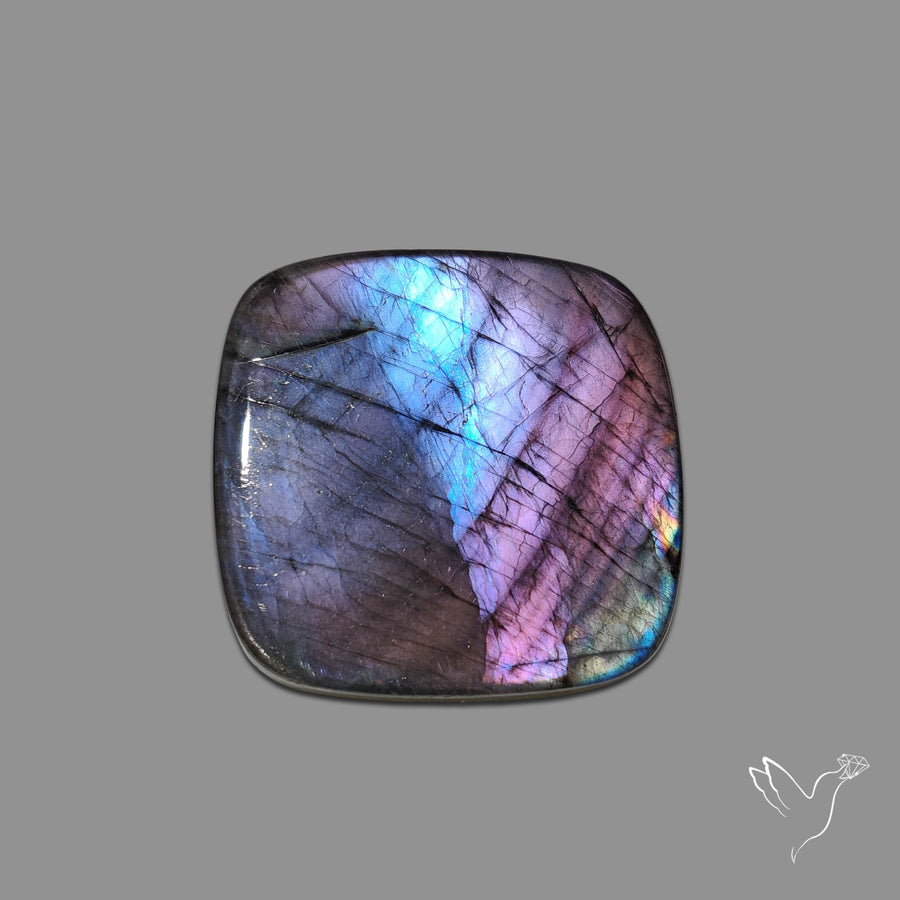 Electric Blue Spectrolite Cabochon