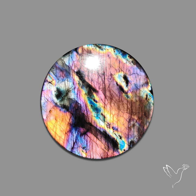 Rainbow Spectrolite Cabochon