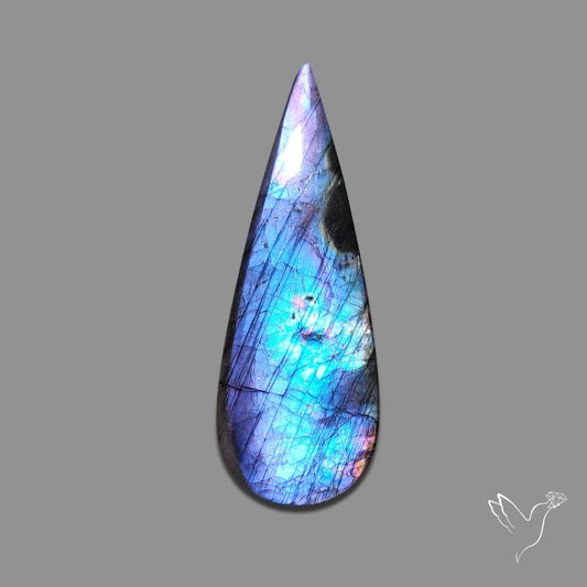 Buy Purple Spectrolite Cabochon N46534 Online at GemstonesForSale