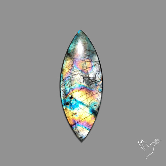Buy Rainbow Spectrolite Cabochon N46540 Online at GemstonesForSale
