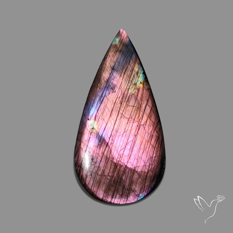 Purple Spectrolite Cabochon